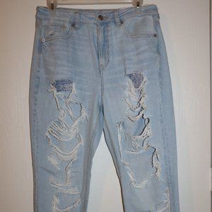 American Eagle Very Ripped Mom Jean